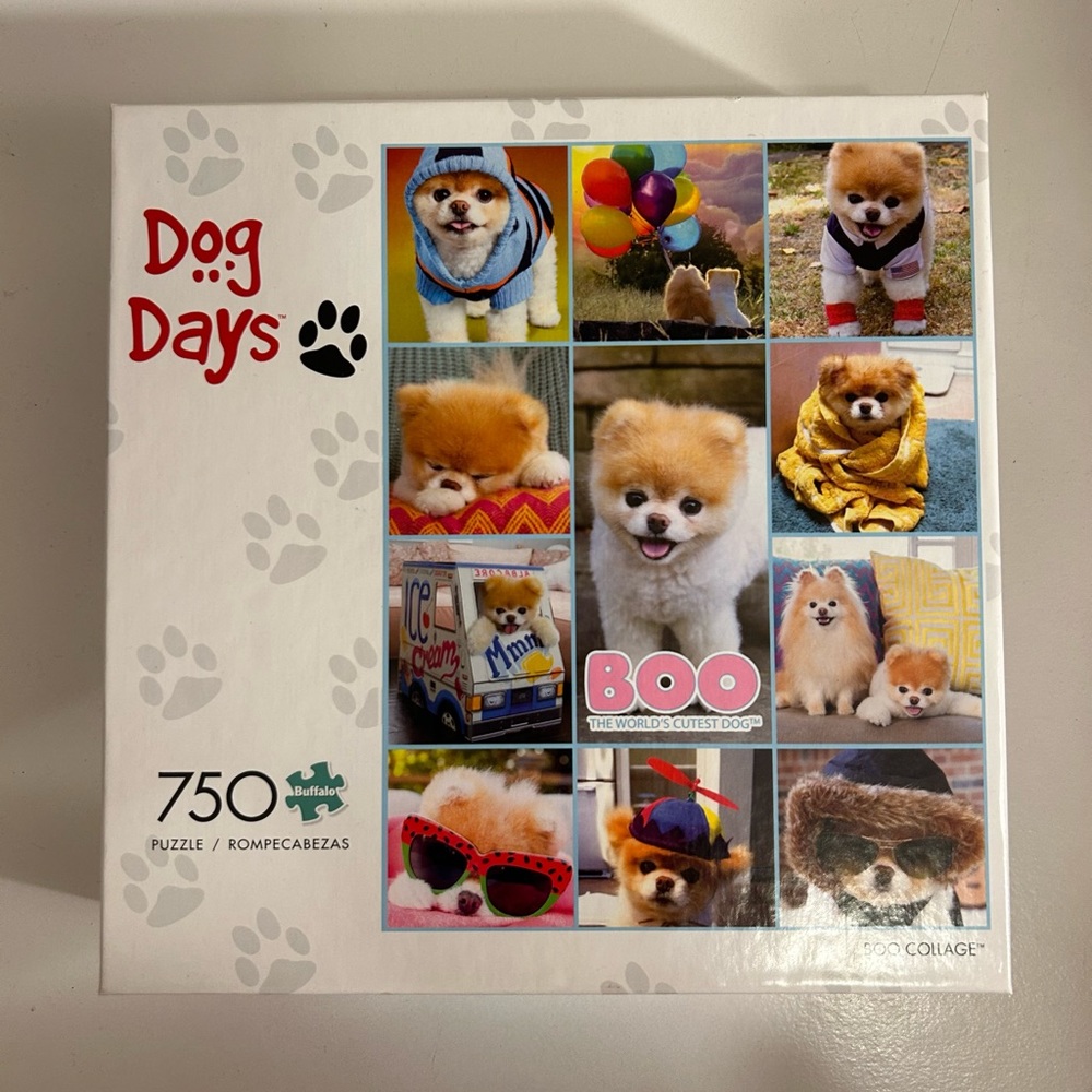 Like New 750 Piece Jigsaw Puzzle “Boo Collage” by Buffalo Games & Puzzles